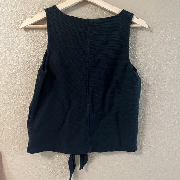 Madewell Texture & thread button front tie tank - Picture 8 of 8